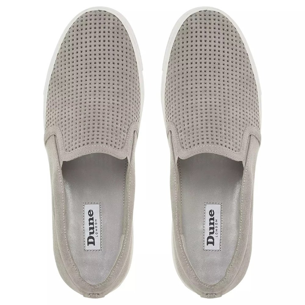 Dune London Eclypse Grey Slip On Athleisure Sneakers